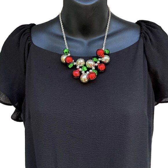 Betsey Johnson Black Sheath Flutter Short Sleeve Knee Length Dress Women’s 6 - Picture 4 of 15